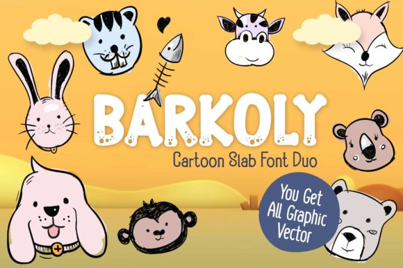 Barkoly Font: A Decorative Typeface That Brings Handmade Designs to Life