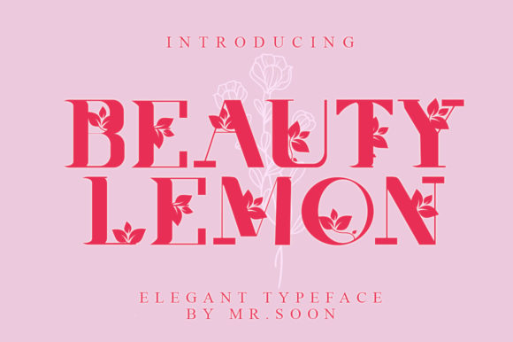 Beauty Lemon Font: A Decorative Typeface That Elevates Campaigns