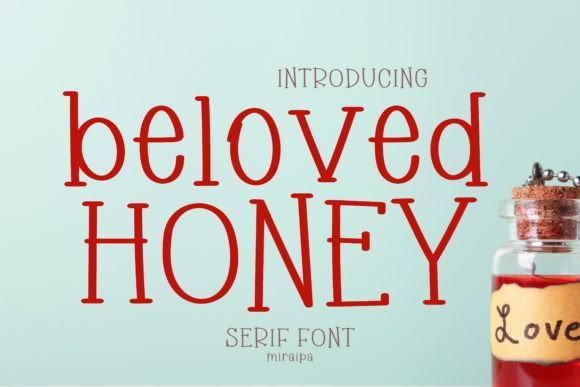 Beloved Honey: A Handwritten Serif Font That Elevates Brand Design