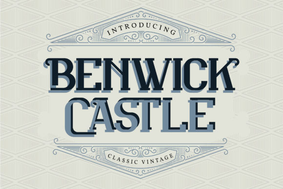 Benwick Castle: A Bold Serif Typeface for Editorial Elegance