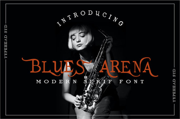 Blues Arena Font: A Serif Typeface for Editorial Elegance