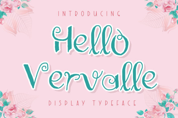 Hello Vervalle: A Serif Font for Creative Web Design