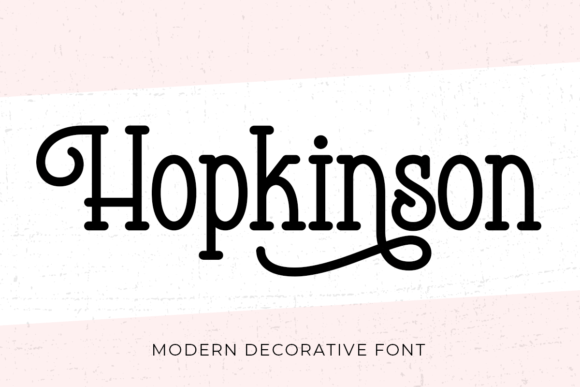 Hopkinson: A Contemporary Serif Font for Editorial Elegance