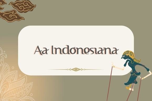 Indonesiana Font: A Playful Serif for Strong Brand Campaigns