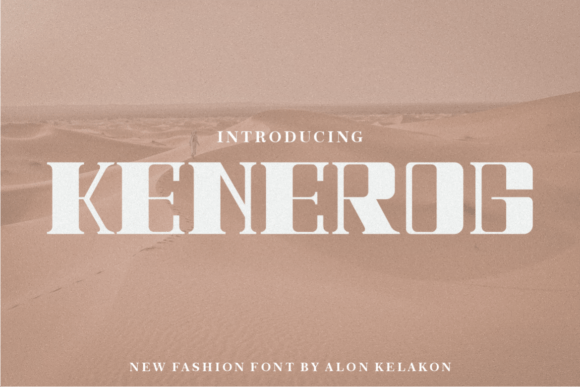Kenerog: A Serif Font That Elevates Editorial Design