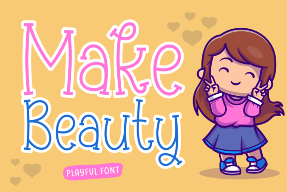 Make Beauty: A Youthful Serif Font for Creative Branding