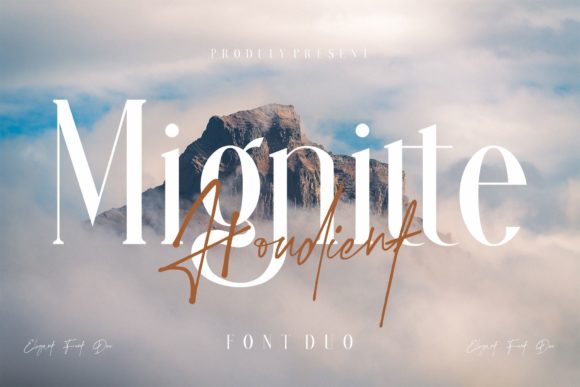 Mignitte Houdient Duo Font: A Chic Addition to Your Web Design Toolkit