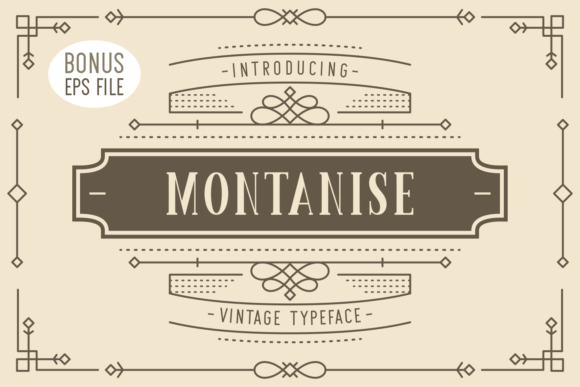 Montanise Font: A Bold Typeface for Memorable Branding