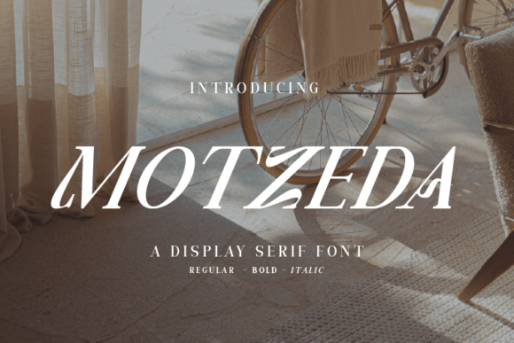 Motzeda: A Stylish Serif Typeface for Modern Web Design