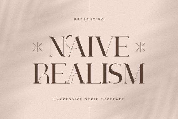 Naive Realism Font in Branding Projects