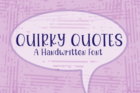 Quirky Quotes: A Serif Font for Business Branding