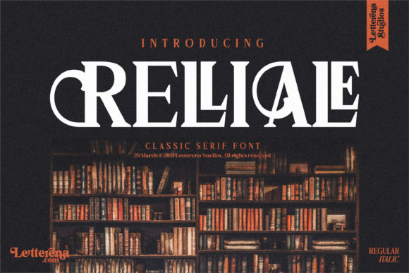 Relliale: A Premium Serif Typeface for Polished Branding