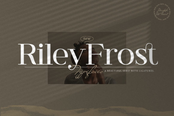 Riley Frost Font: A Stylish Serif for Craft Creations