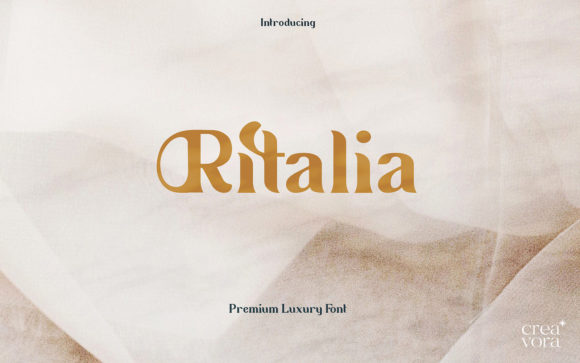 Ritalia Font: A Luxurious Typeface for Brand Design