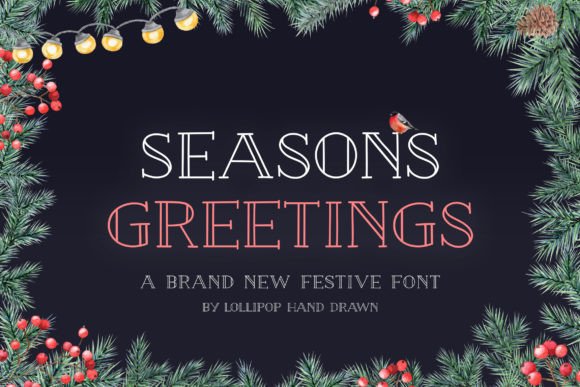 Seasons Greetings: A Warm, Festive Typeface for Web Design