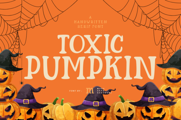 Toxic Pumpkin Font: A Spooky Serif for Bold Web Design