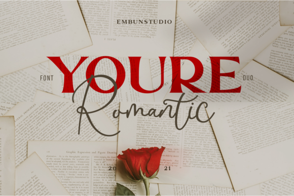You re Romantic Font: A Chic Typeface for Your Brand